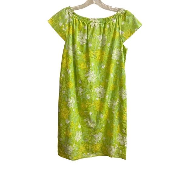 Lilly Pulitzer Sullivan Floral Strawberry Dress Perennial Bloomer Green Small - Picture 2 of 5